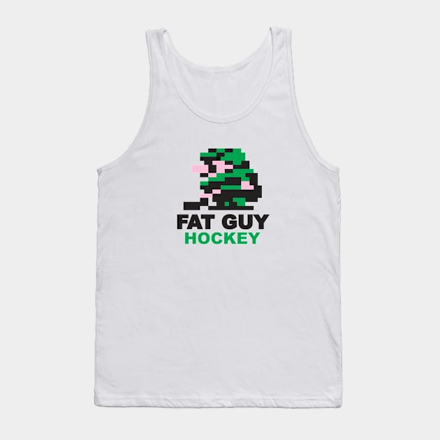 Fat Guy Hockey Tank Top by gogamego